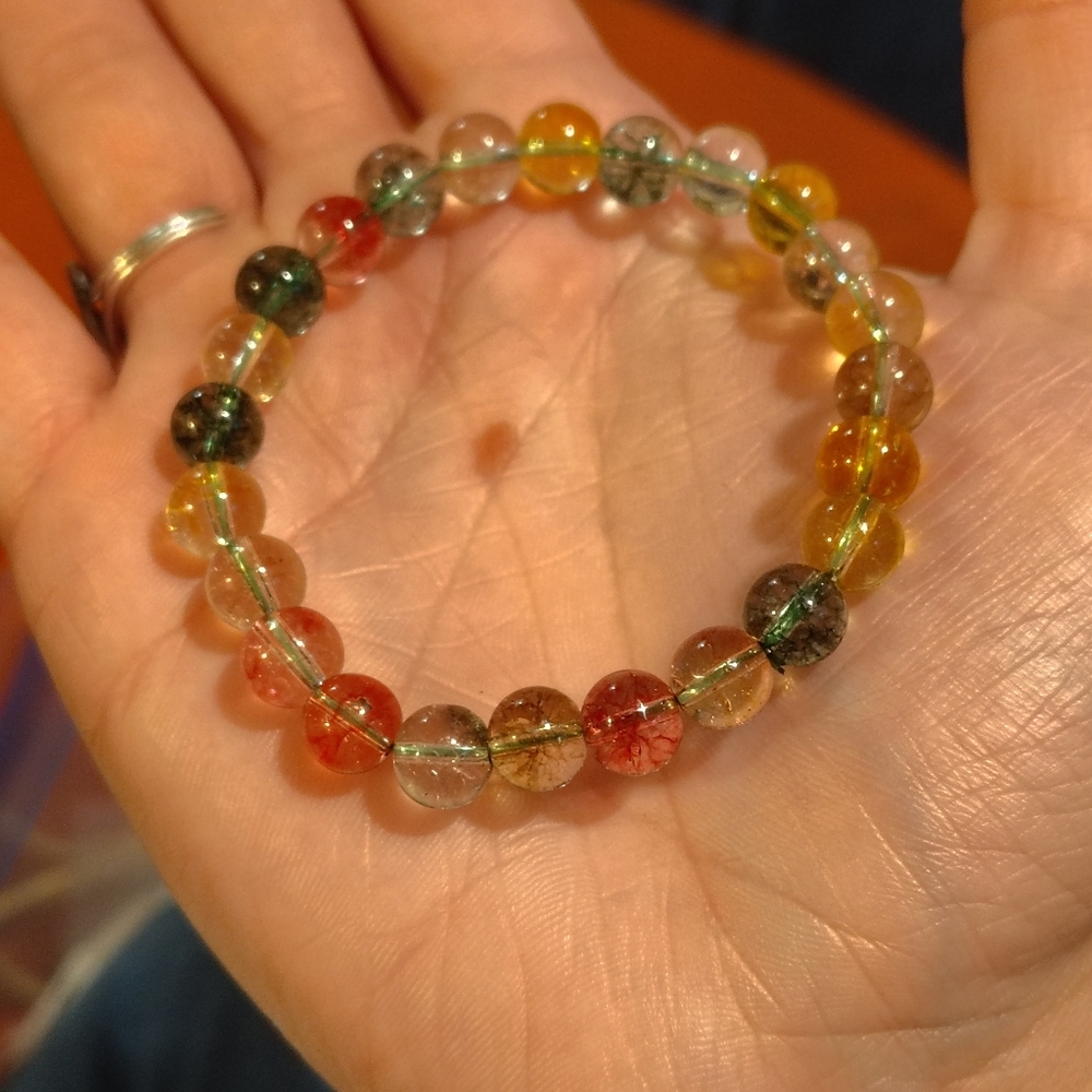 Rainbow Tourmaline Bracelet